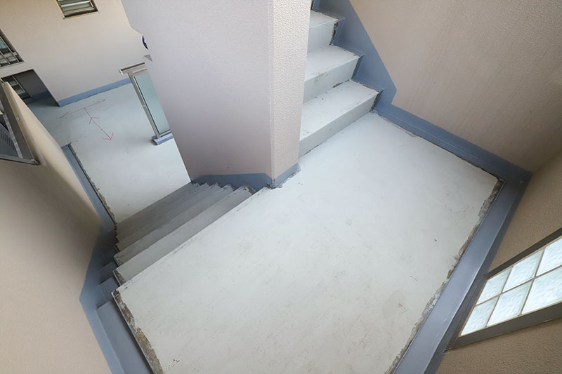 マンションの長尺シート貼り替え工事 ブログで知る 山陽工業