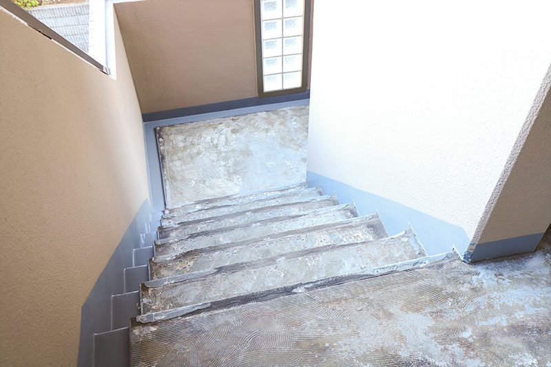 マンションの長尺シート貼り替え工事 ブログで知る 山陽工業