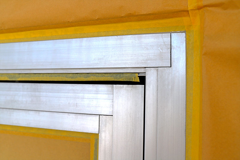 シート工法　外壁　改修　貼り替え　MA工法　サッシ塗装