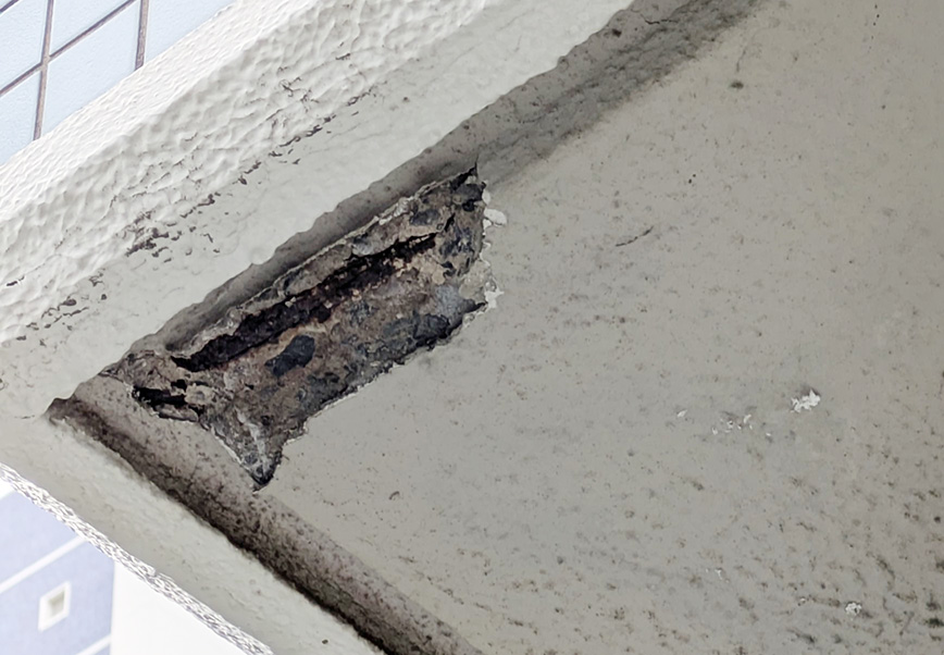 鉄筋爆裂のイメージ