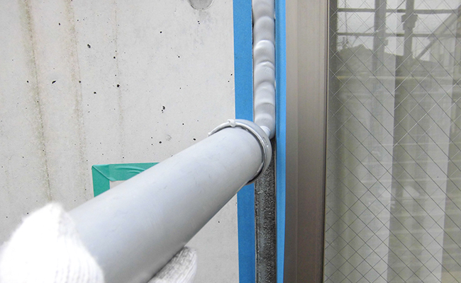 シーリング工事 窓サッシ廻り 防水 外壁などの改修工事や 雨漏り修理は山陽工業へ シーリング工事 窓サッシ廻り 防水 外壁などの改修工事や 雨漏り修理は山陽工業へ