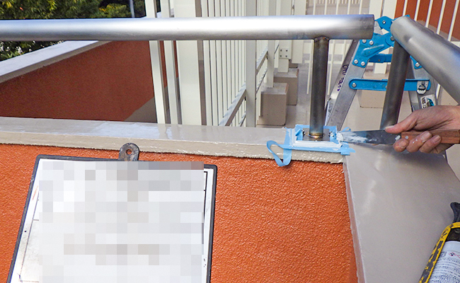 金物工事 手摺設置 防水 外壁などの改修工事や 雨漏り修理は山陽工業へ